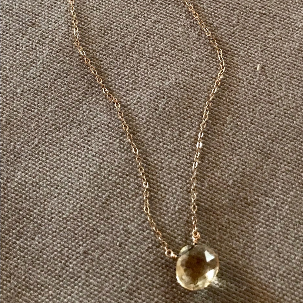 Ashley Schenkein Citrine Necklace